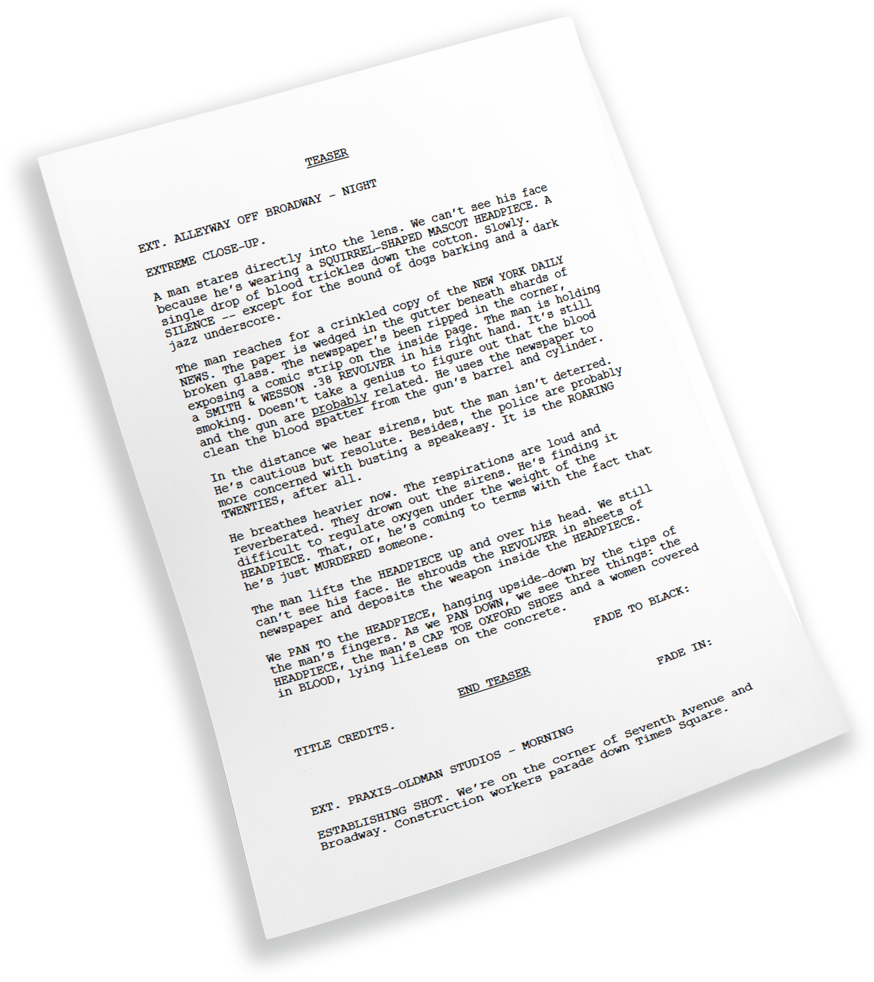 Screenwriting James Sismanes
